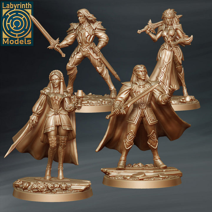 4 Vampires Labyrinth Models