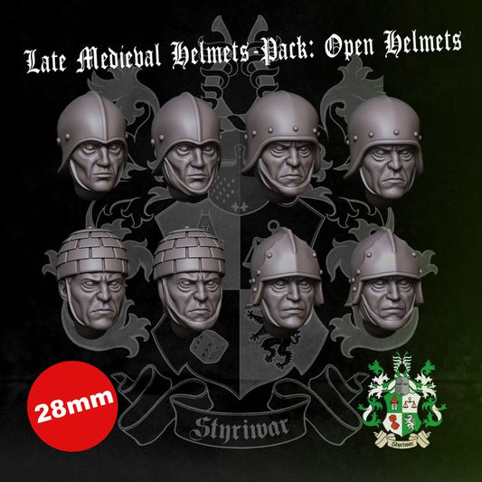 Late Medieval Helmets-Pack: Open Helmets by Styriwar