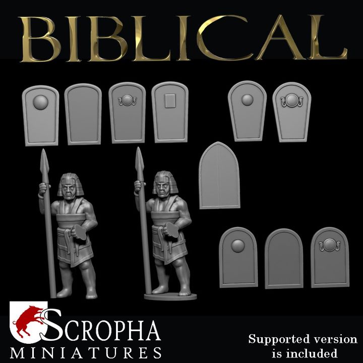 Egyptian spearmen 2