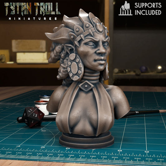 Ludmilla Bust by Tytan Troll Miniatures