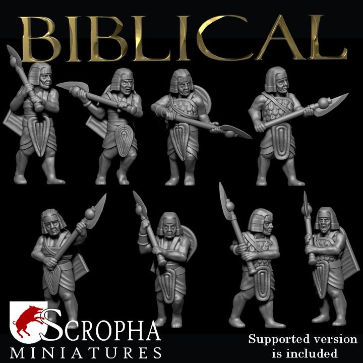 Egyptian maceaxe warriors