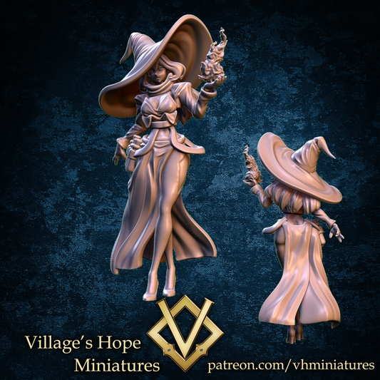 Scarlet , Scarlet Guild Witches by Hope Miniatures