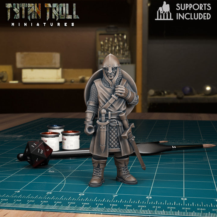 Man At Arms 10 by Tytan Troll Miniatures