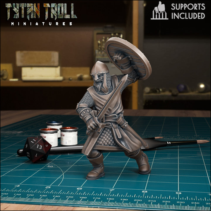 Man At Arms 06 by Tytan Troll Miniatures