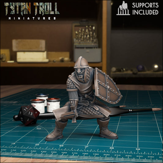 Man At Arms 08 by Tytan Troll Miniatures