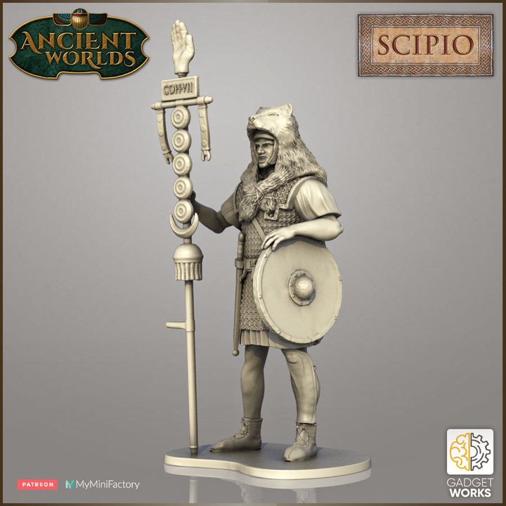 Roman Republican Maniple Command pack by Gadgetworks Miniatures