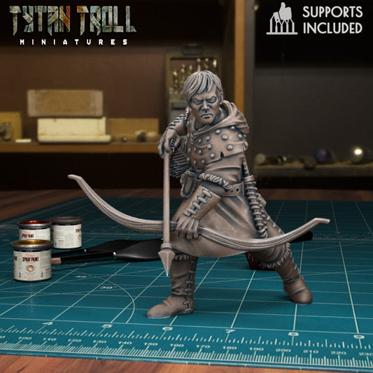 Male Archer Bandit 01 by Tytan Troll Miniatures