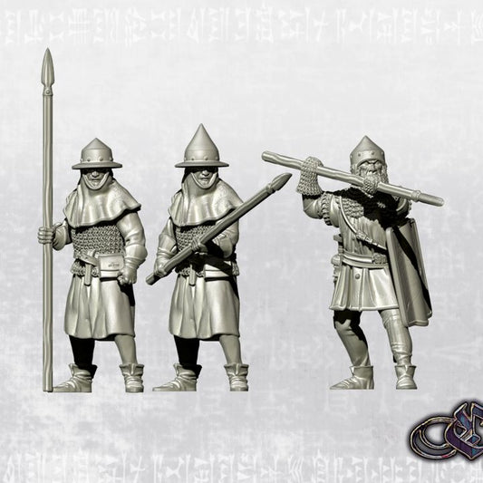 "Lithuanian spearmen militia - 14th century" by Ezipion miniatures.