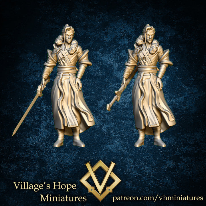 Wuxia Male Cultivator 2 by Village's Hope Miniatures