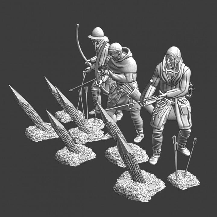 Medieval archers bundle set #1
