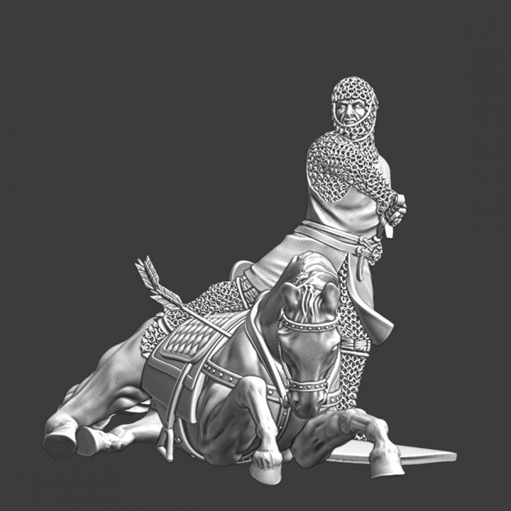 Medieval Knight of the Livonian Order - Battle of Saule