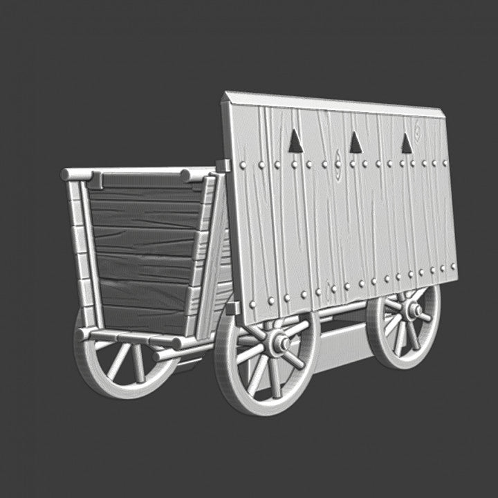 Medieval war wagons pack.