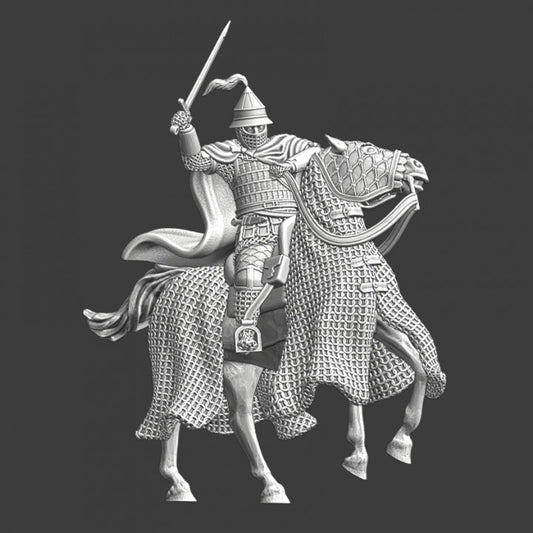 Mounted Kievan-Rus warrior - Medieval Miniature
