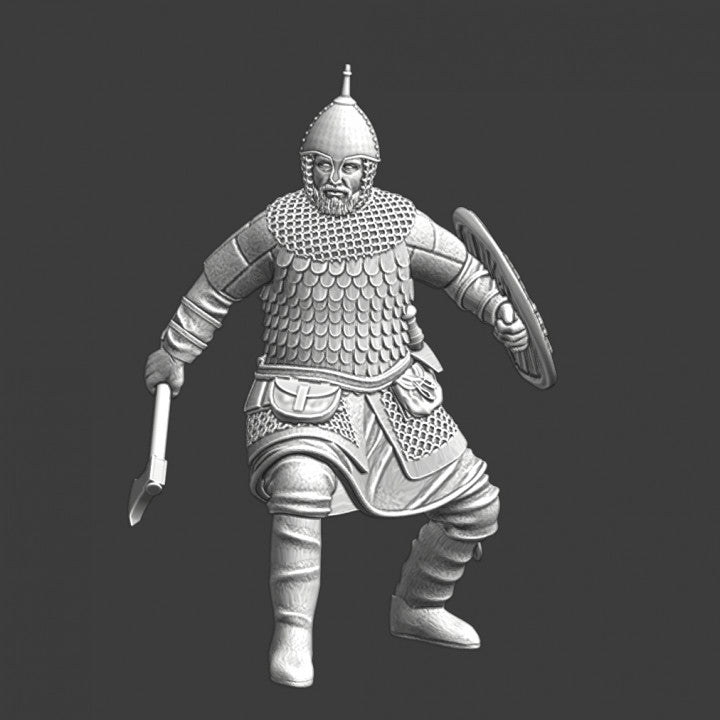Medieval Kievan Rus - Fighting with axe