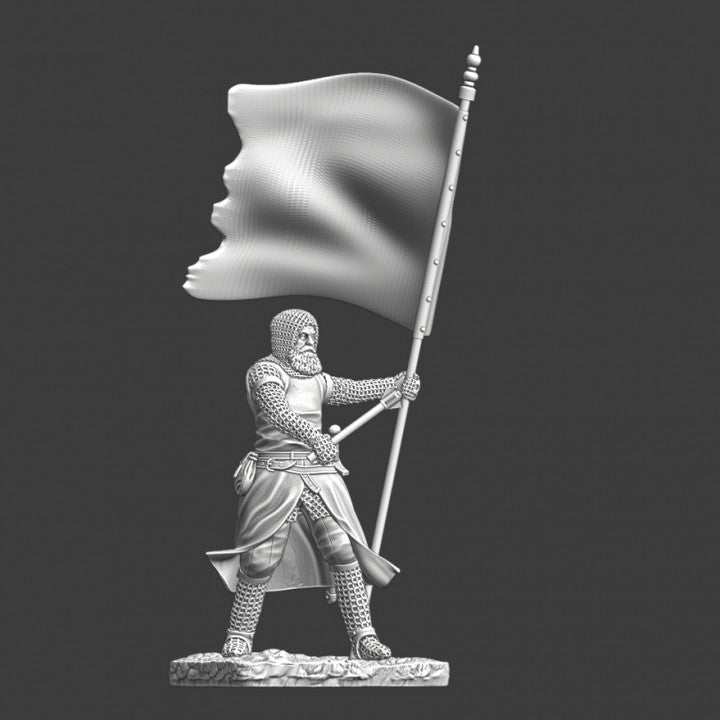 Medieval Banner Knight - Wargaming command