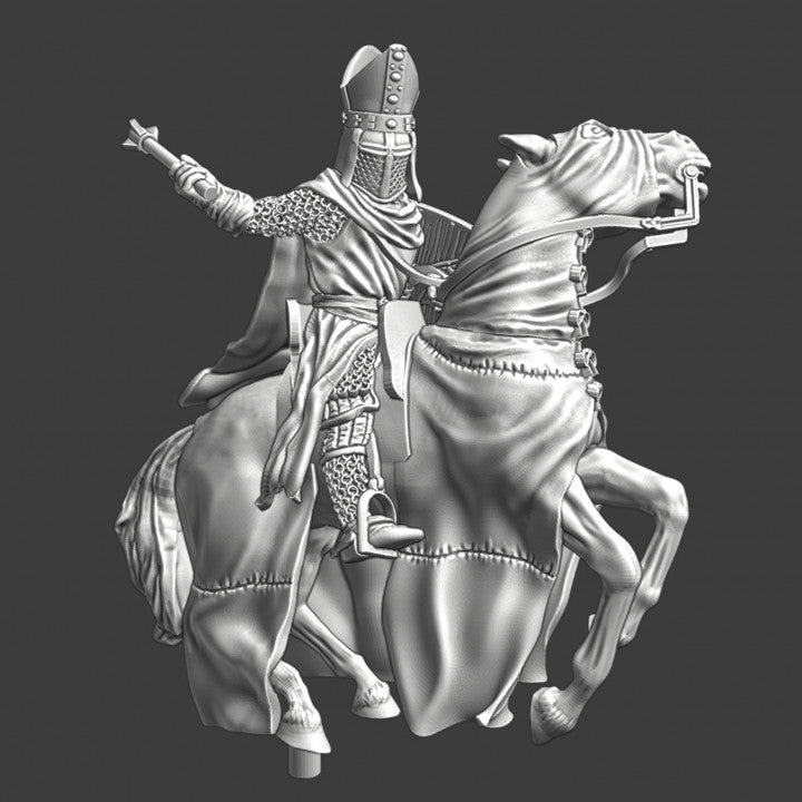 Mounted Teutonic Order Bishop - Mounted