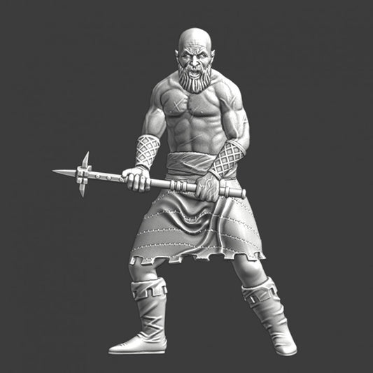 Medieval Nordic Berserker - with warhammer