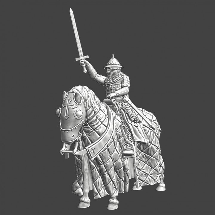 Medieval mounted Russian Lord