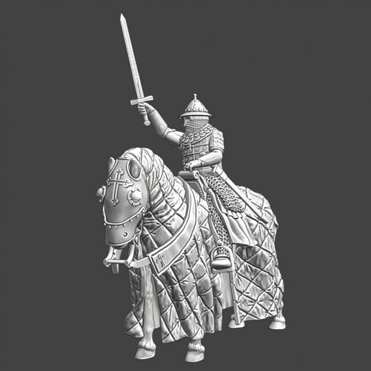 Medieval mounted Russian Lord.