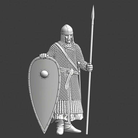 Medieval Scandinavian Crusader - Guard duty