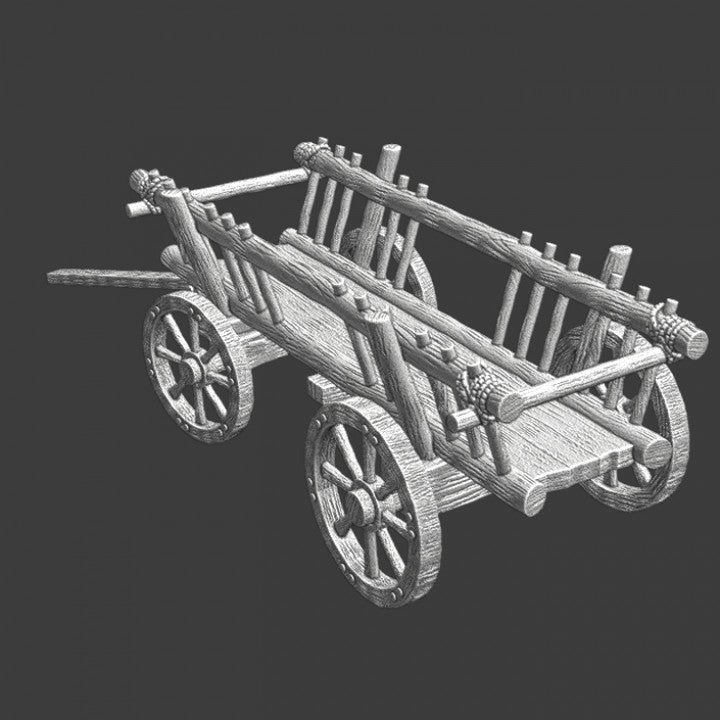 Simple medieval wagon - Wargaming