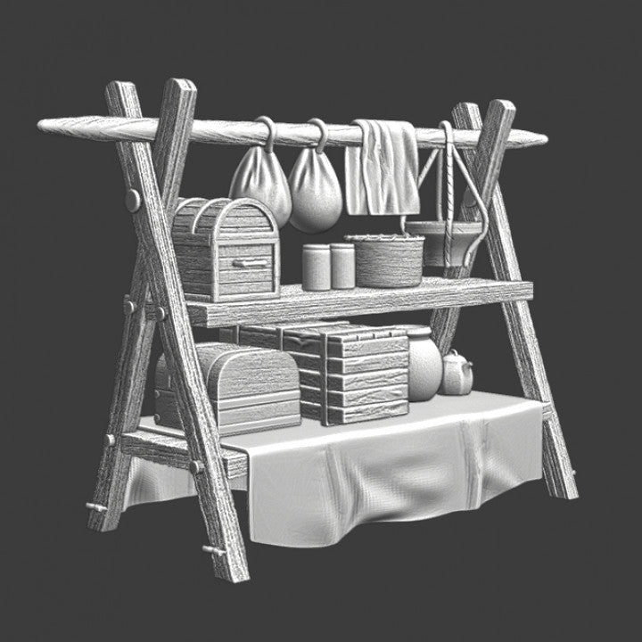 Accessoire de jeu de guerre médiéval - Étal de marché – Studio Historia