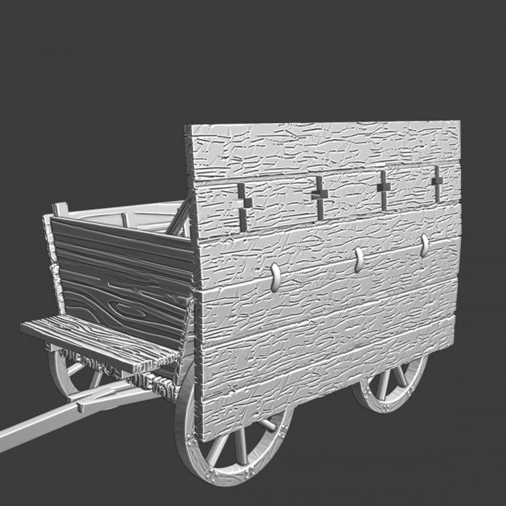 Medieval war wagon - version 1