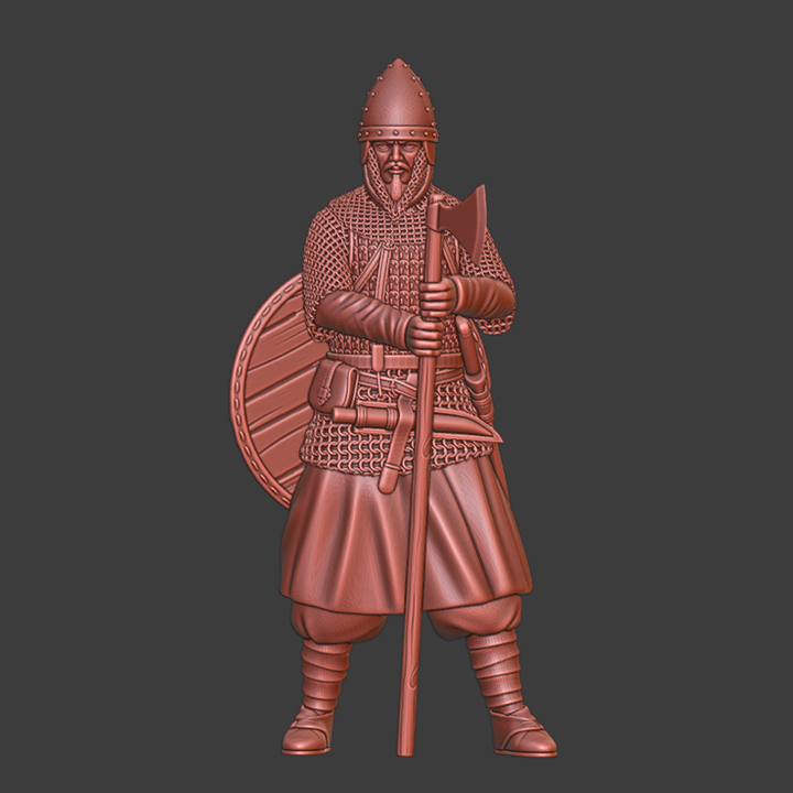 Byzantine Varangian Guard - Resting with axe