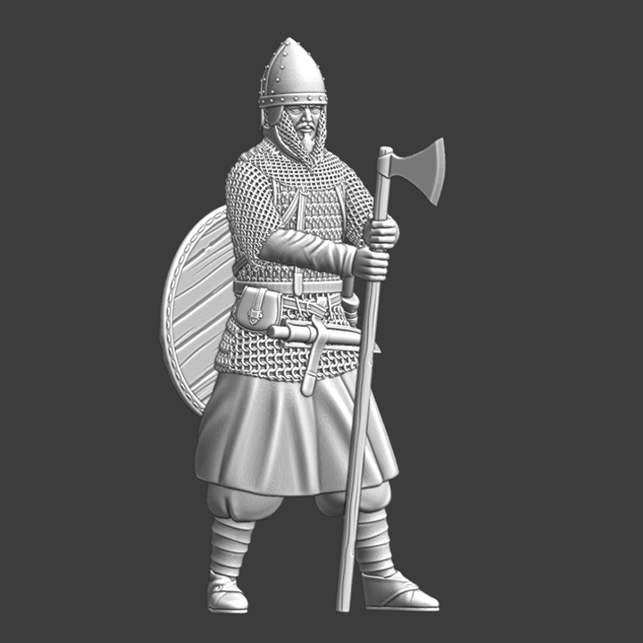 Byzantine Varangian Guard - Resting with axe