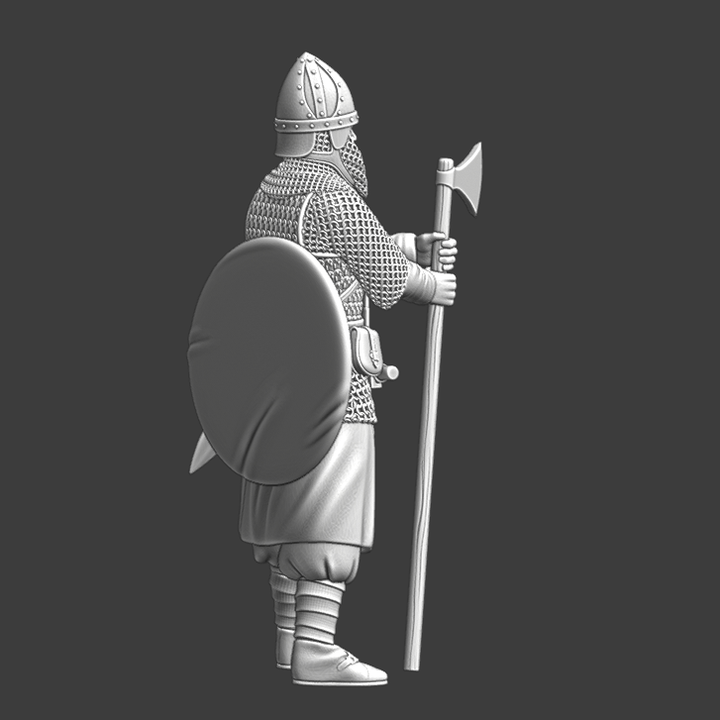 Byzantine Varangian Guard - Resting with axe