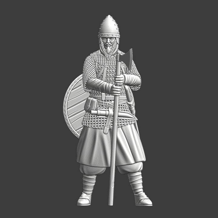 Byzantine Varangian Guard - Resting with axe