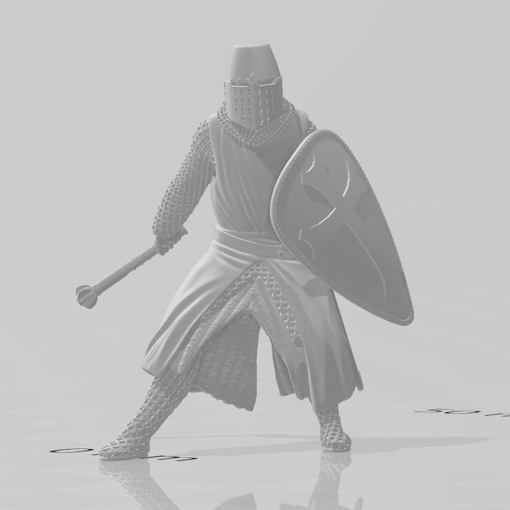 Medieval Danish vassal knight - Lake Peipus 1242