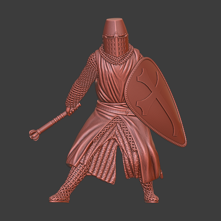 Medieval Danish vassal knight - Lake Peipus 1242