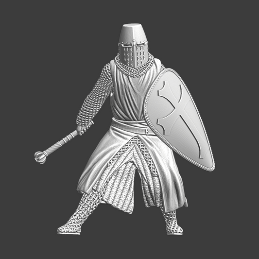 Medieval Danish vassal knight - Lake Peipus 1242