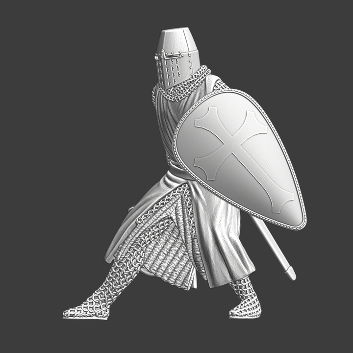 Medieval Danish vassal knight - Lake Peipus 1242