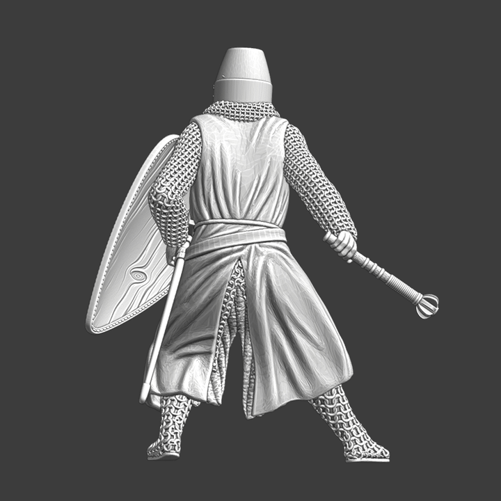 Medieval Danish vassal knight - Lake Peipus 1242