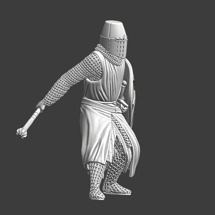 Medieval Danish vassal knight - Lake Peipus 1242