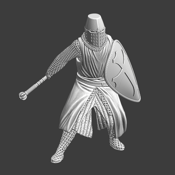Medieval Danish vassal knight - Lake Peipus 1242