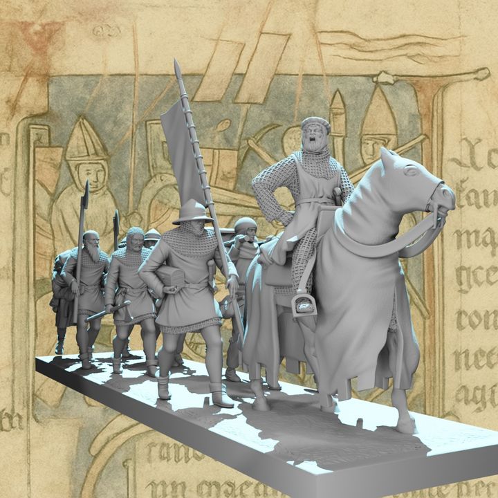 Medieval Army on the March
