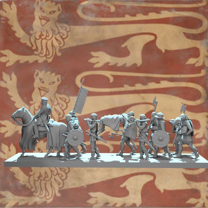 Medieval Army on the March