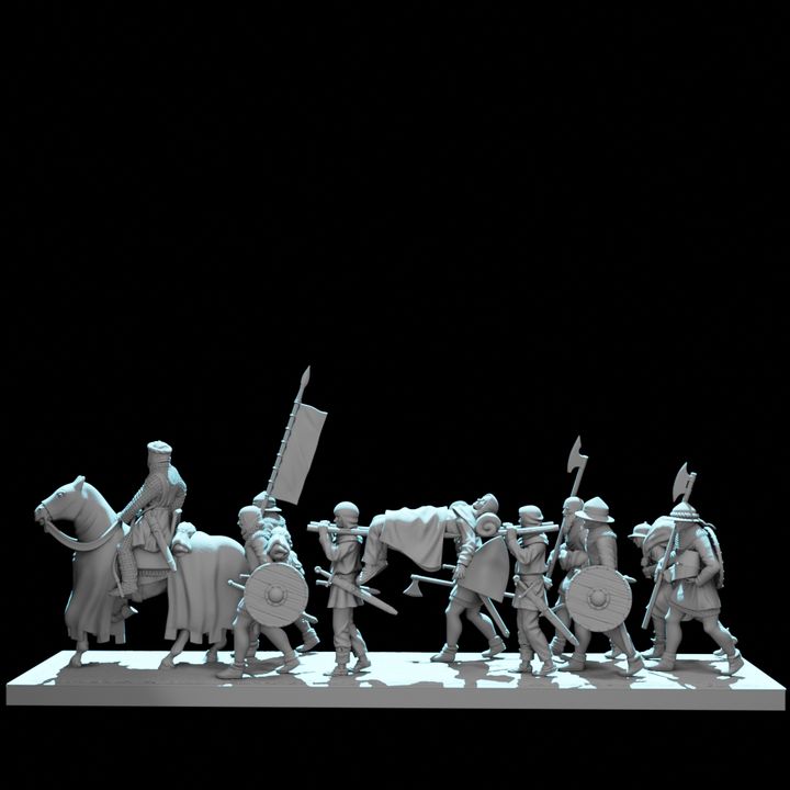 Medieval Army on the March
