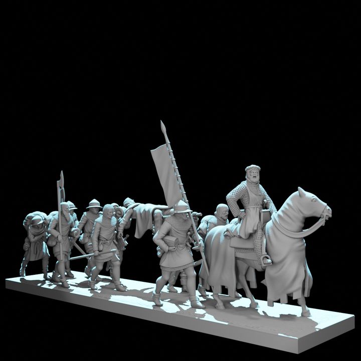 Medieval Army on the March