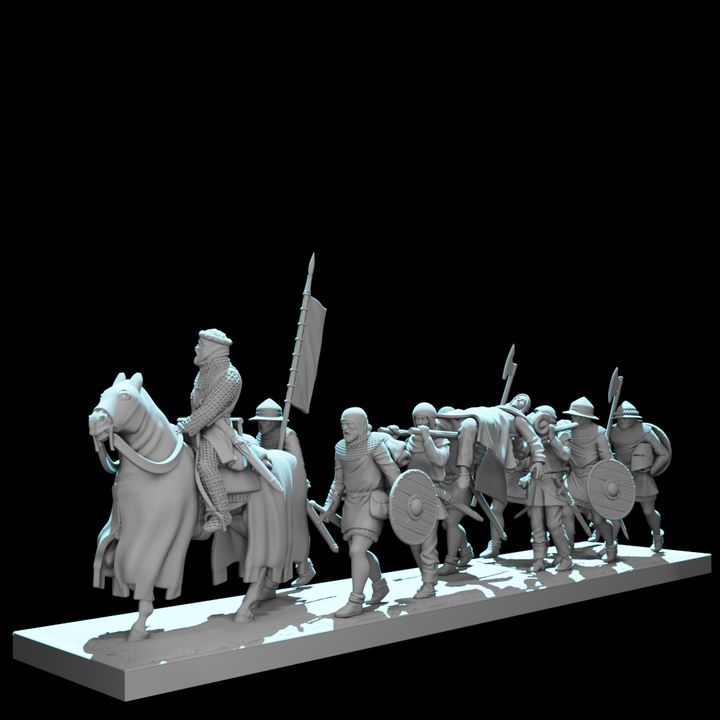 Medieval Army on the March