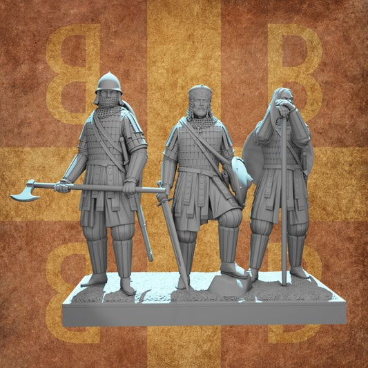 Byzantine Emperor and Varangian Guards