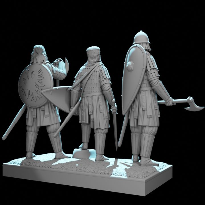 Byzantine Emperor and Varangian Guards