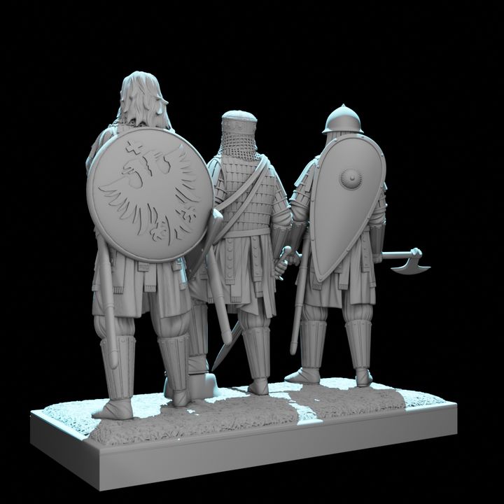 Byzantine Emperor and Varangian Guards