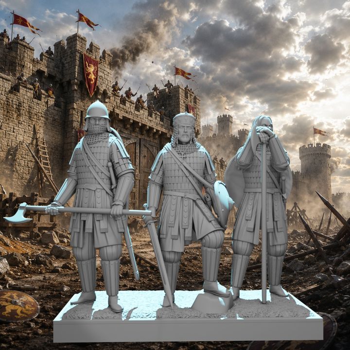 Byzantine Emperor and Varangian Guards