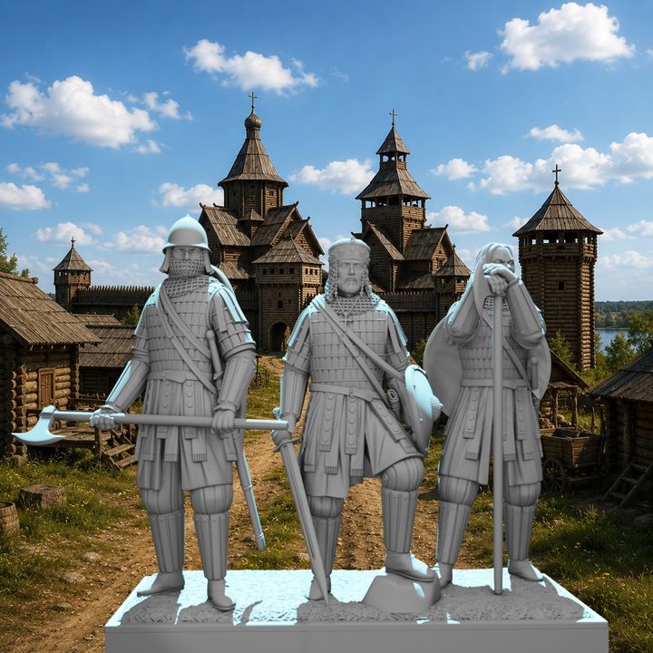 Byzantine Emperor and Varangian Guards