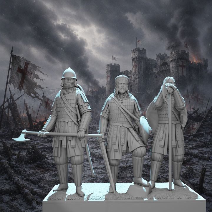 Byzantine Emperor and Varangian Guards