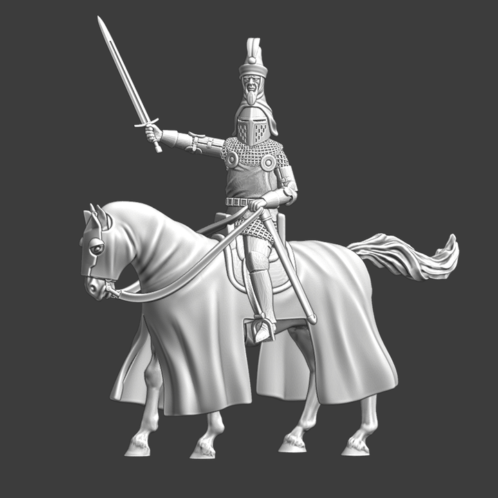 Medieval Hero - Mounted champion knight